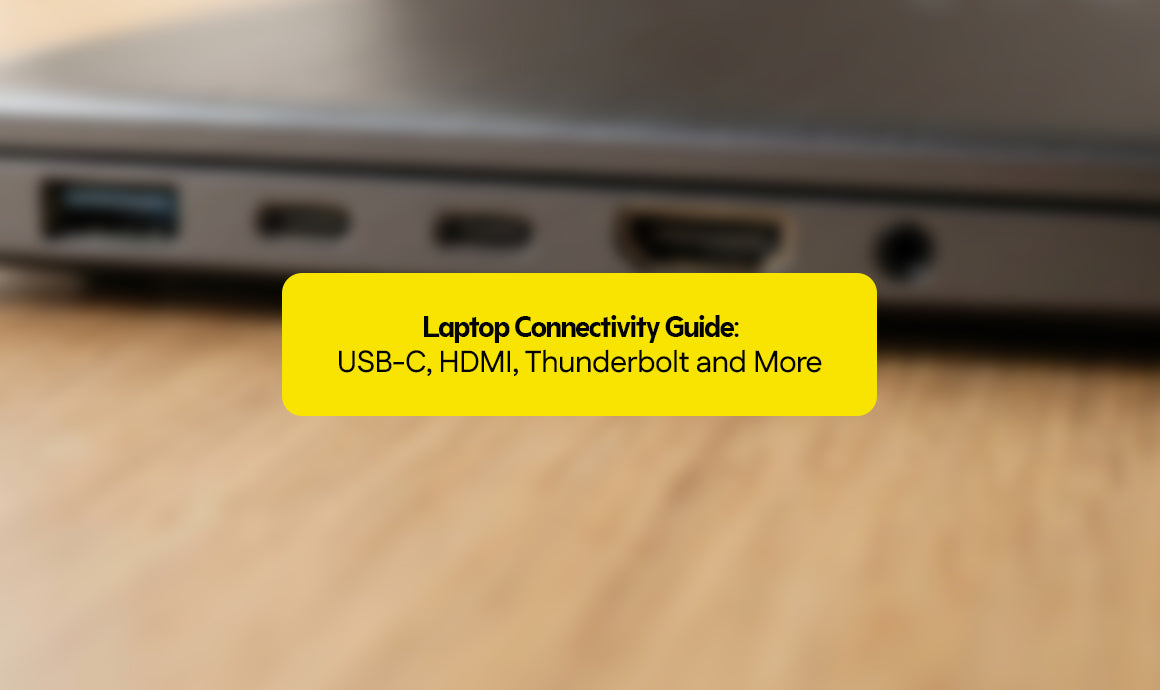 Laptop Connectivity Guide: USB-C, HDMI, Thunderbolt and More